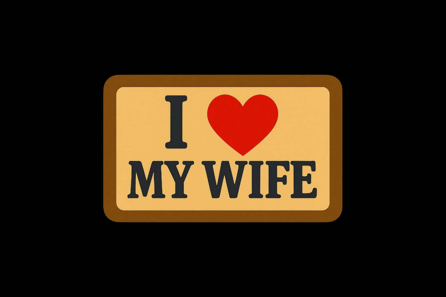 I love my wife — 50 stickers