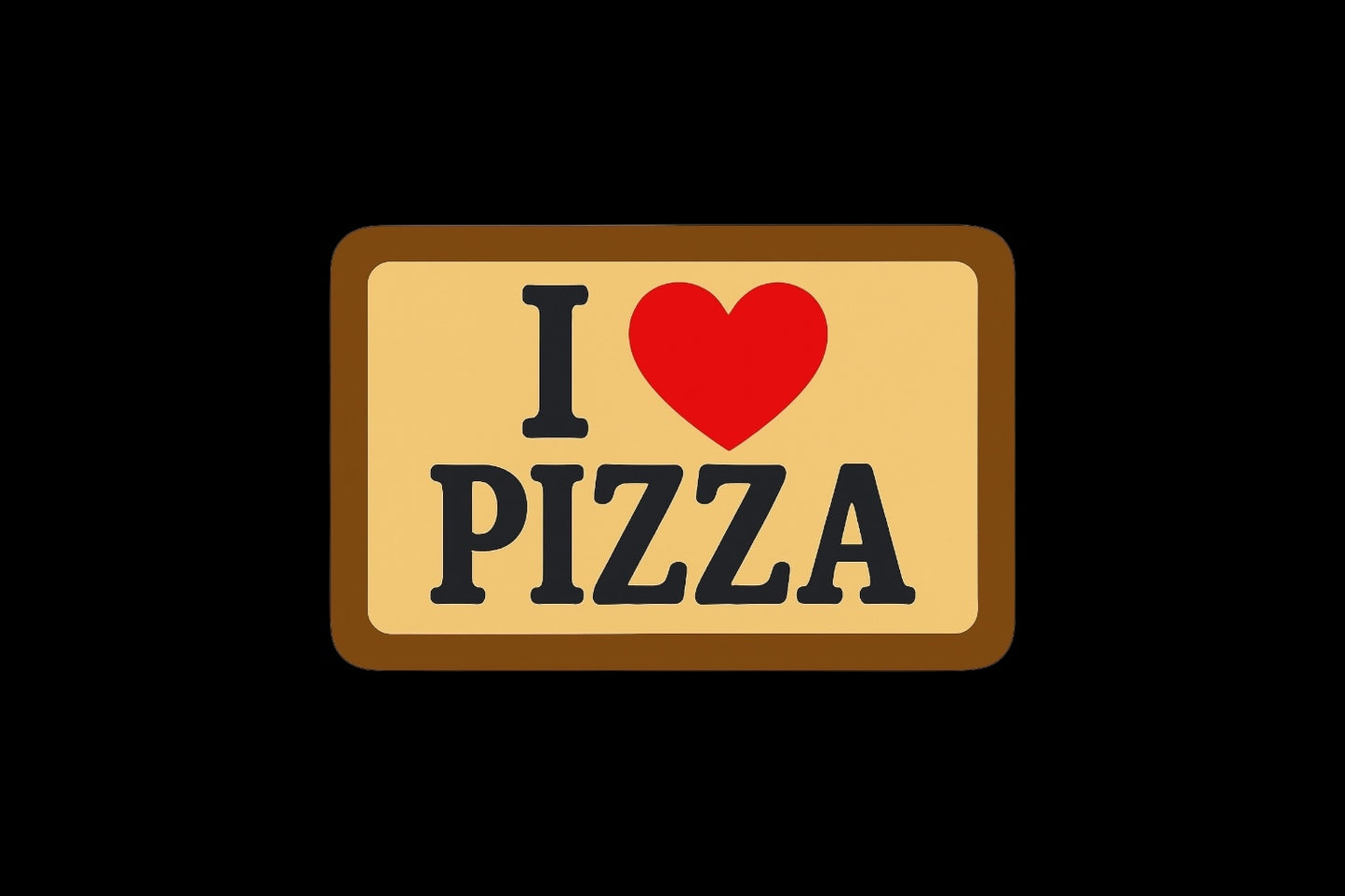 I love pizza — 50 stickers