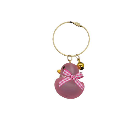 Luxury Glass Keychain Pink dwl 4022
