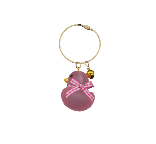 Luxury Glass Keychain Pink dwl 4022