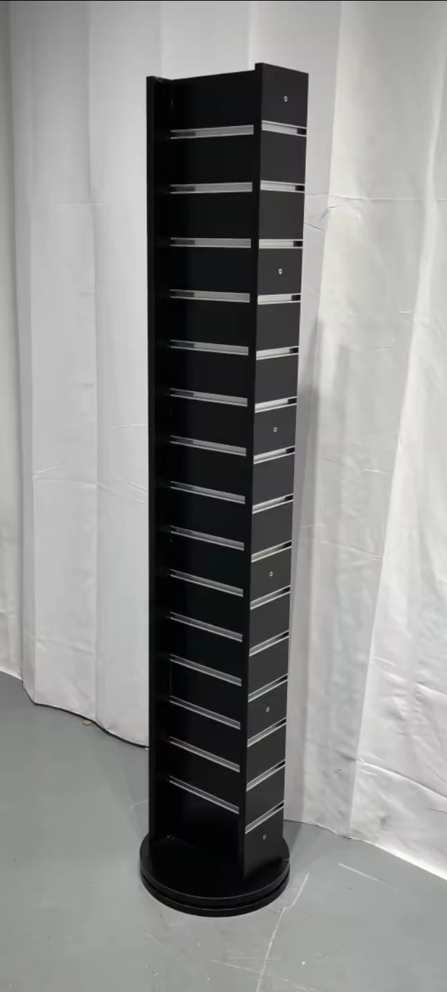 Display lil  Floaties rack including 16 acrylic boxes