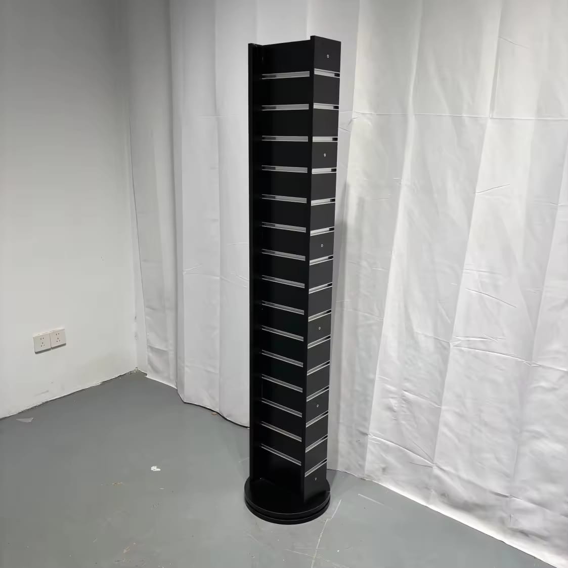 Display lil  Floaties rack including 16 acrylic boxes
