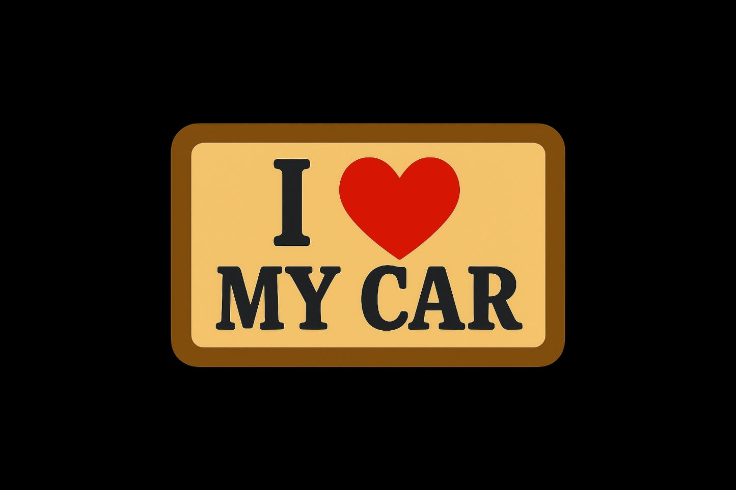 I love my car — 50 stickers