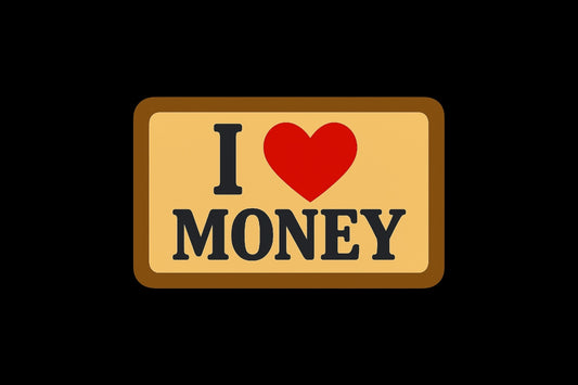 I love money — 50 stickers