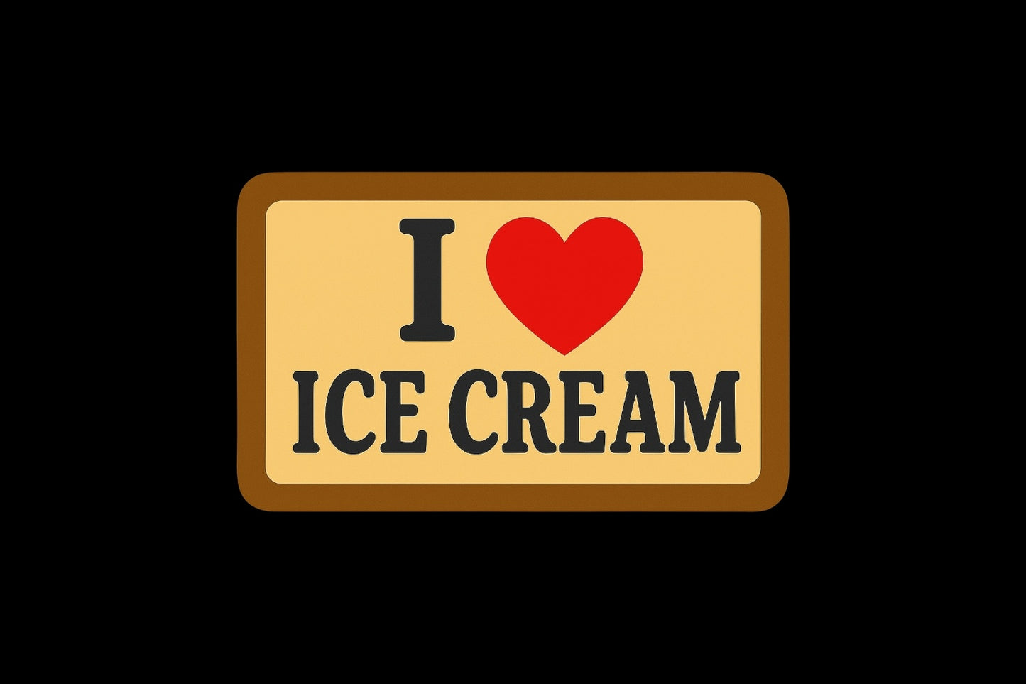 I love icecream — 50 stickers