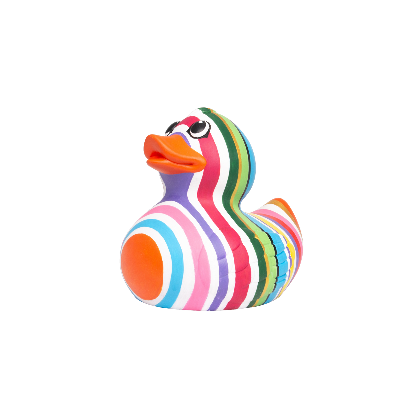 Stripey Duck. 10 cm.  PD 1205.  SRP. € 59,95