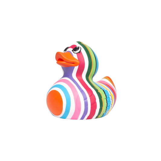 Stripey Duck. 10 cm.  PD 1205.  SRP. € 59,95