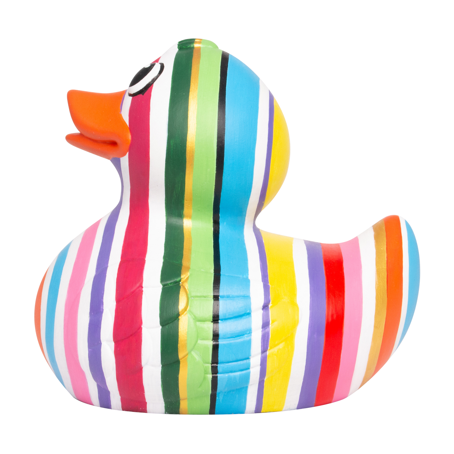 Stripey Duck. 10 cm.  PD 1205.  SRP. € 59,95