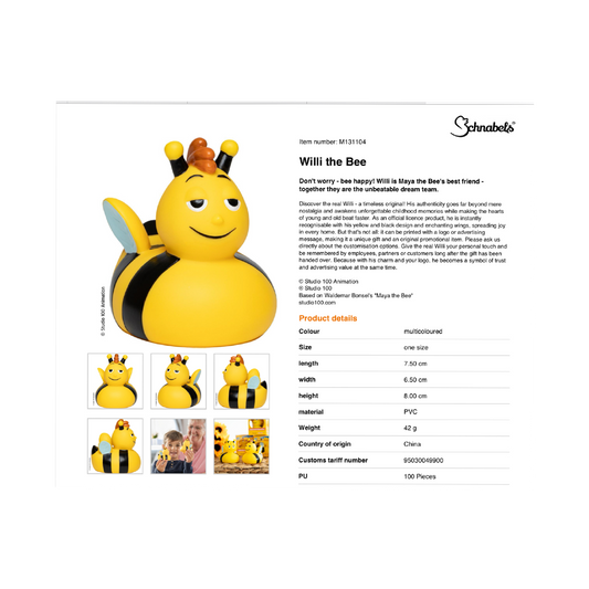 Willi the Bee excluding packaging. M131104